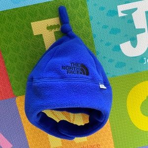 THE NORTH FACE Royal Blue Winter Ski Hat Baby Boy Infant XXS/TTP 0-6 MONTHS